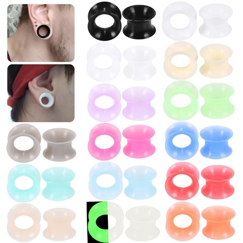 2pcs thin silicone ear - 2pcs,